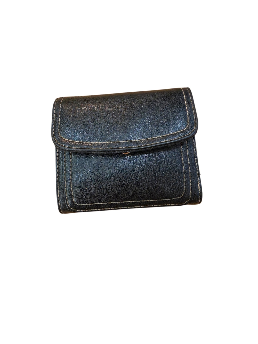 Relic Classic Black Leather Trifold Wallet